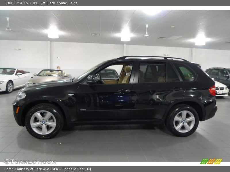 Jet Black / Sand Beige 2008 BMW X5 3.0si