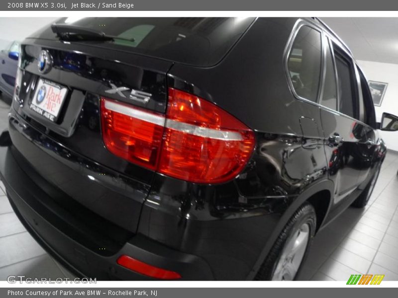 Jet Black / Sand Beige 2008 BMW X5 3.0si