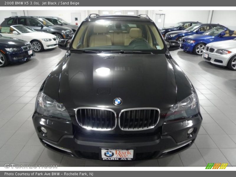 Jet Black / Sand Beige 2008 BMW X5 3.0si