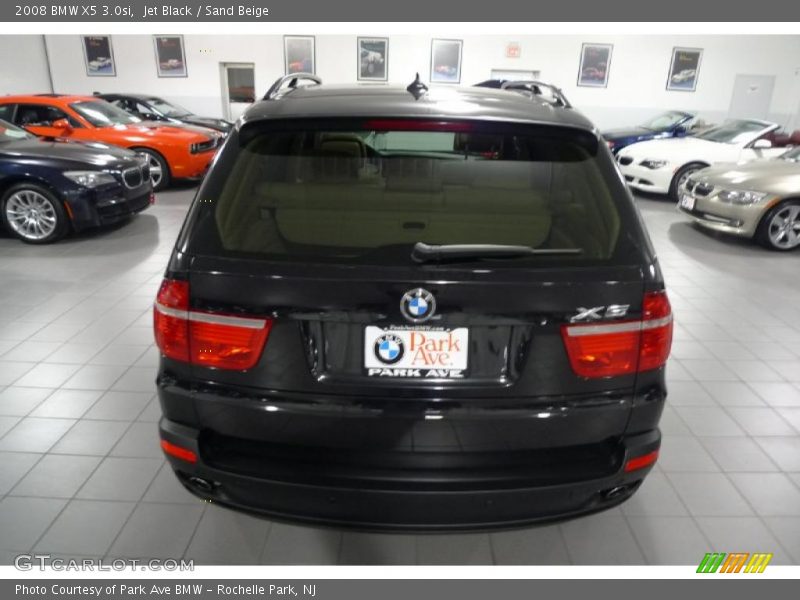 Jet Black / Sand Beige 2008 BMW X5 3.0si