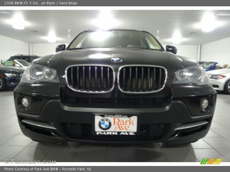 Jet Black / Sand Beige 2008 BMW X5 3.0si