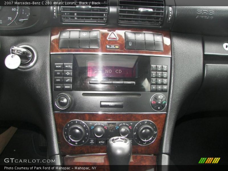 Black / Black 2007 Mercedes-Benz C 280 4Matic Luxury