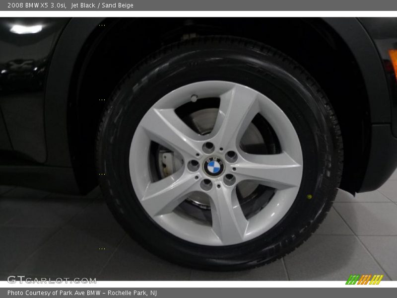 Jet Black / Sand Beige 2008 BMW X5 3.0si