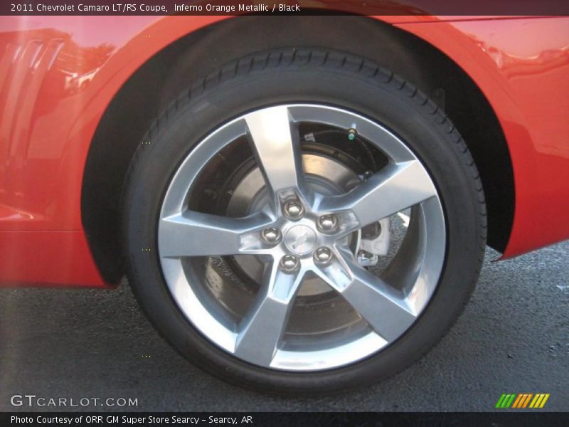 Inferno Orange Metallic / Black 2011 Chevrolet Camaro LT/RS Coupe
