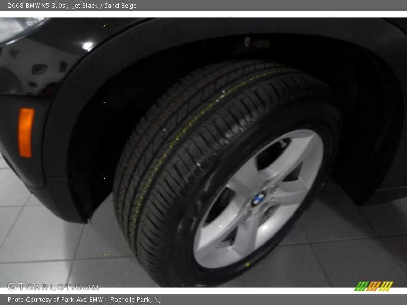 Jet Black / Sand Beige 2008 BMW X5 3.0si