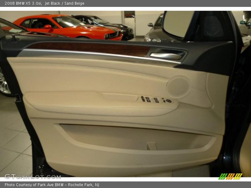 Jet Black / Sand Beige 2008 BMW X5 3.0si