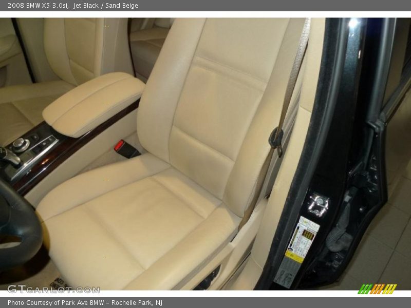 Jet Black / Sand Beige 2008 BMW X5 3.0si