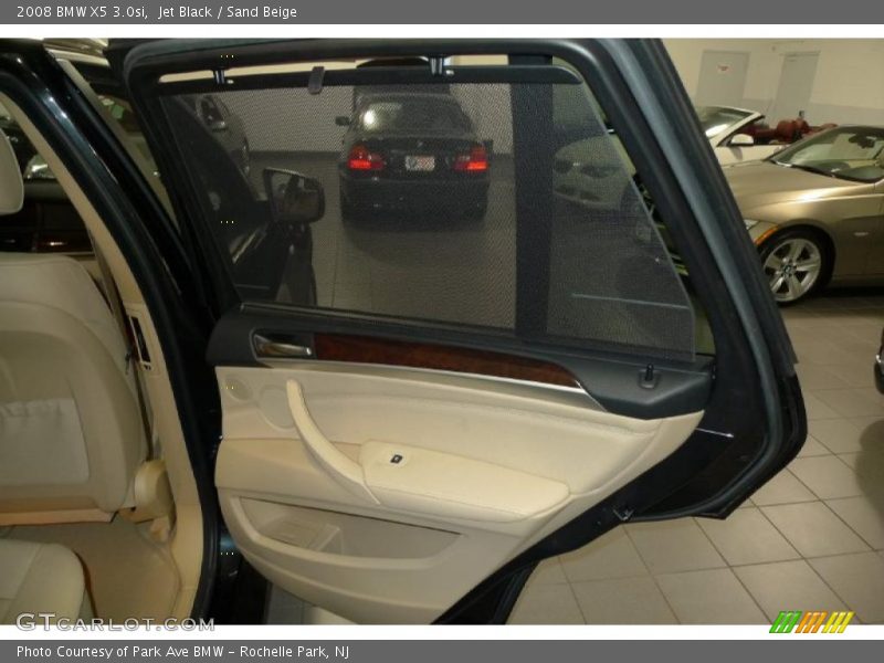 Jet Black / Sand Beige 2008 BMW X5 3.0si