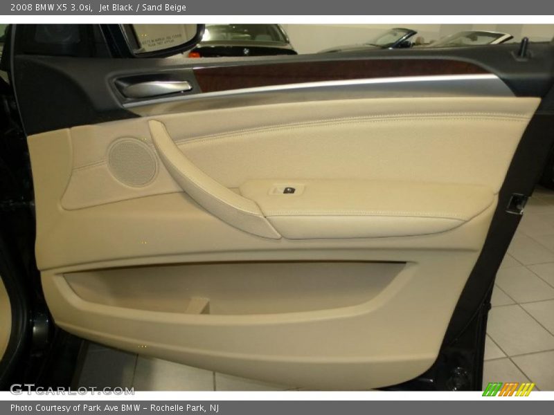 Jet Black / Sand Beige 2008 BMW X5 3.0si