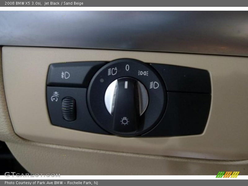 Jet Black / Sand Beige 2008 BMW X5 3.0si