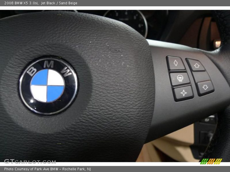 Jet Black / Sand Beige 2008 BMW X5 3.0si