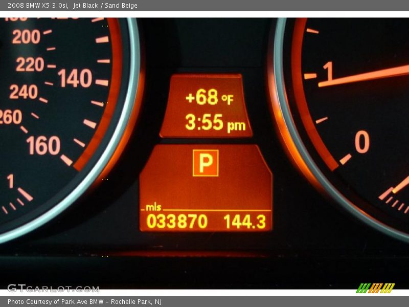 Jet Black / Sand Beige 2008 BMW X5 3.0si