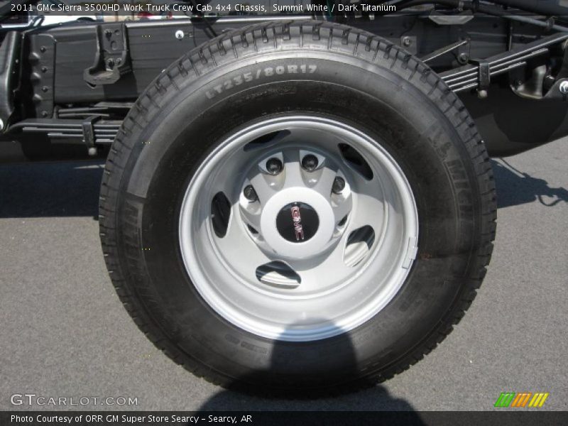  2011 Sierra 3500HD Work Truck Crew Cab 4x4 Chassis Wheel