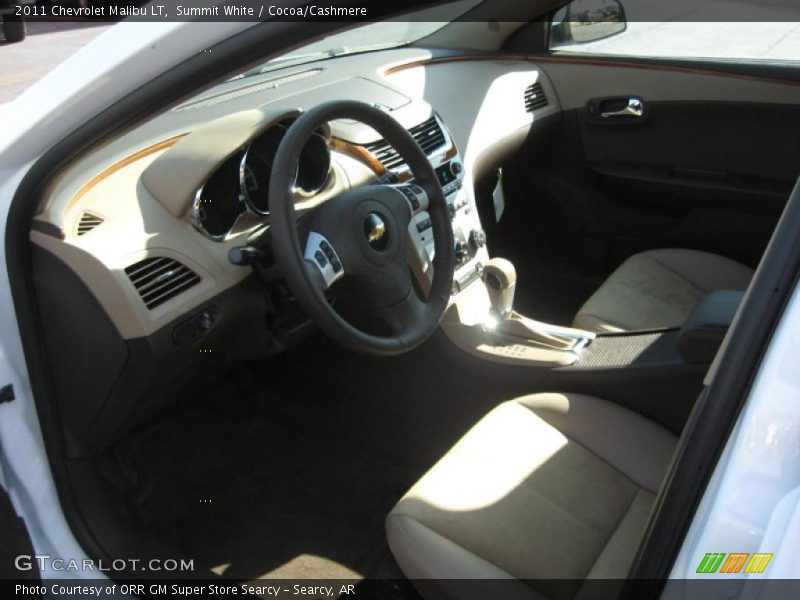 Cocoa/Cashmere Interior - 2011 Malibu LT 
