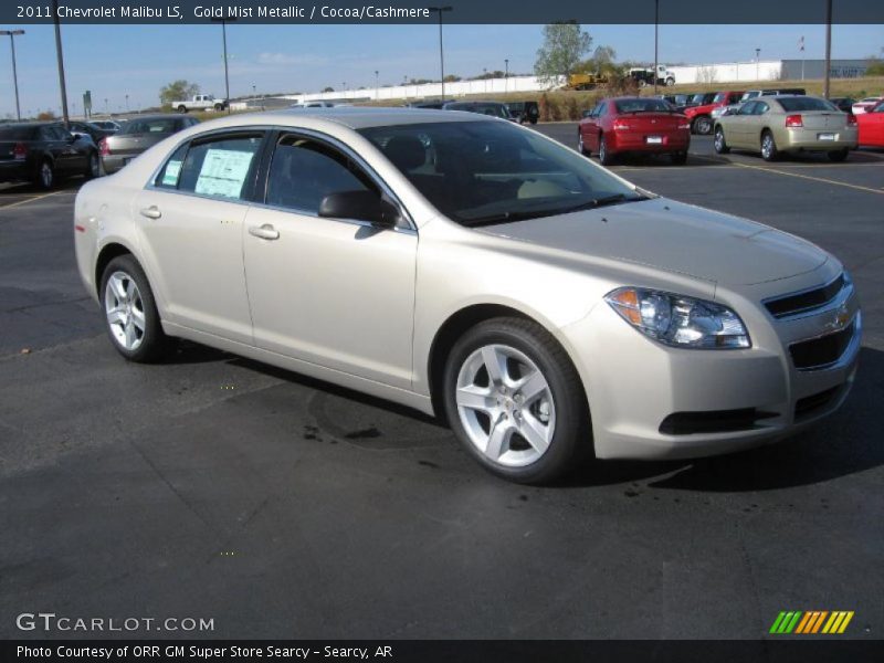 Gold Mist Metallic / Cocoa/Cashmere 2011 Chevrolet Malibu LS
