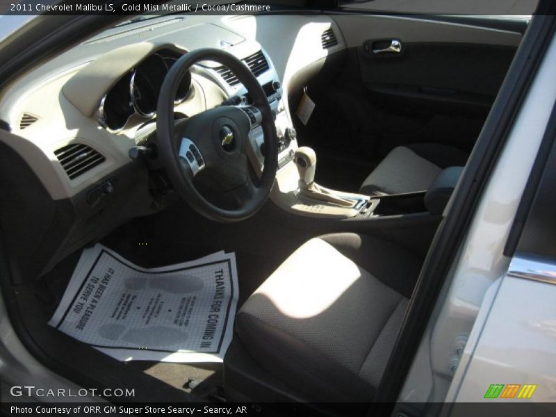 Gold Mist Metallic / Cocoa/Cashmere 2011 Chevrolet Malibu LS