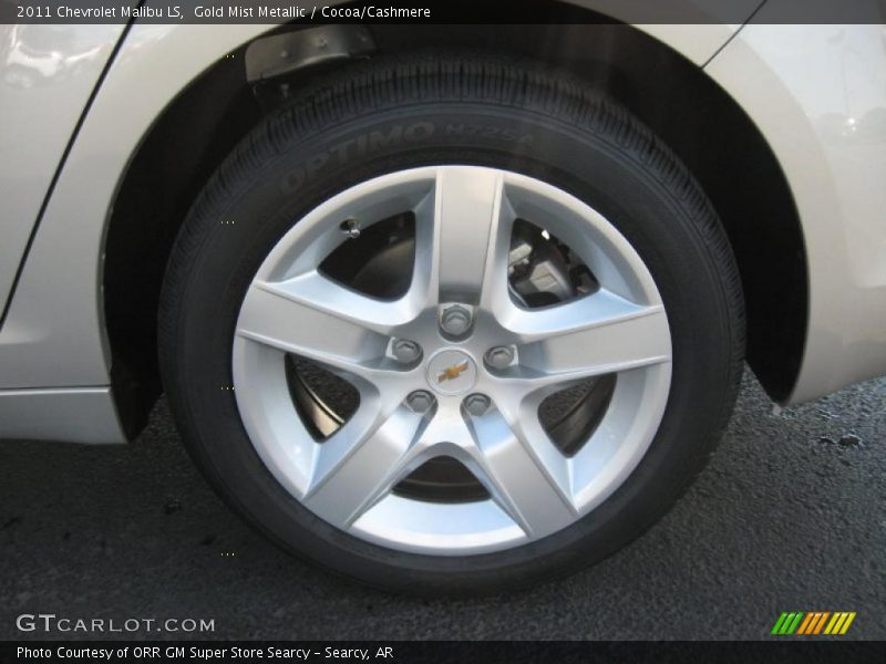 Gold Mist Metallic / Cocoa/Cashmere 2011 Chevrolet Malibu LS