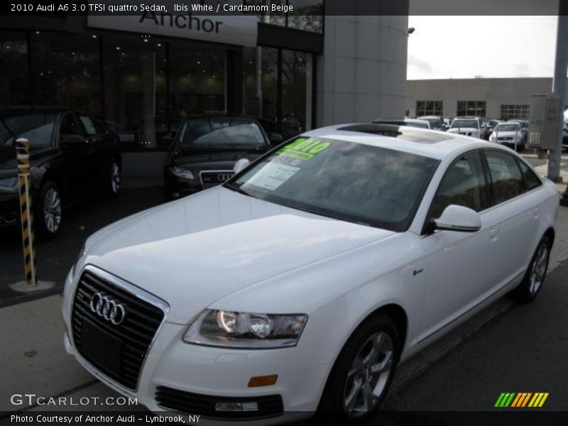 Ibis White / Cardamom Beige 2010 Audi A6 3.0 TFSI quattro Sedan