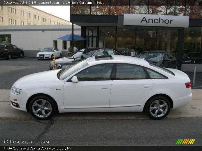 Ibis White / Cardamom Beige 2010 Audi A6 3.0 TFSI quattro Sedan