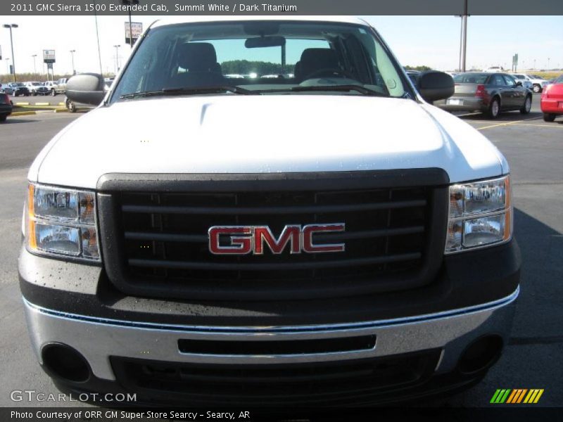 Summit White / Dark Titanium 2011 GMC Sierra 1500 Extended Cab