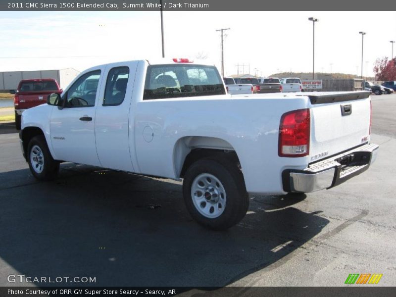Summit White / Dark Titanium 2011 GMC Sierra 1500 Extended Cab