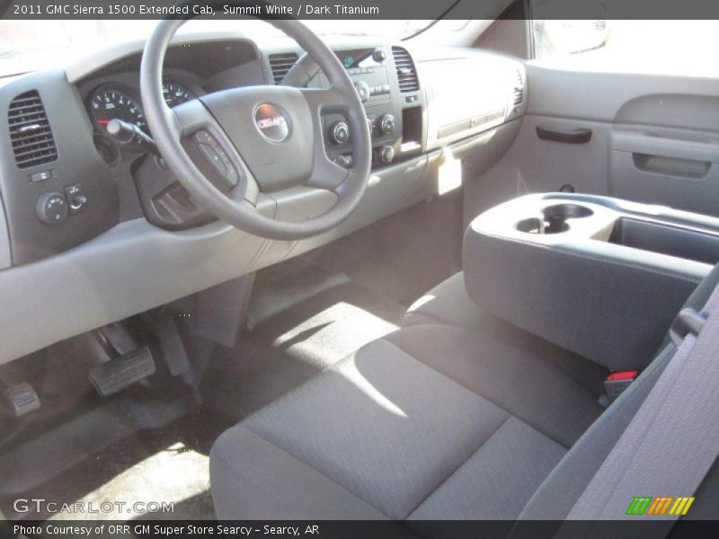 Summit White / Dark Titanium 2011 GMC Sierra 1500 Extended Cab