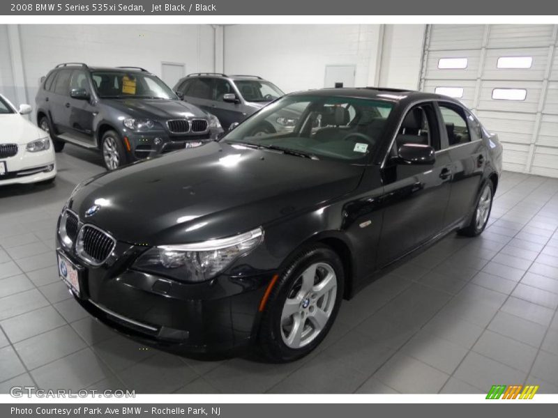 Jet Black / Black 2008 BMW 5 Series 535xi Sedan