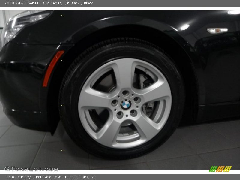 Jet Black / Black 2008 BMW 5 Series 535xi Sedan