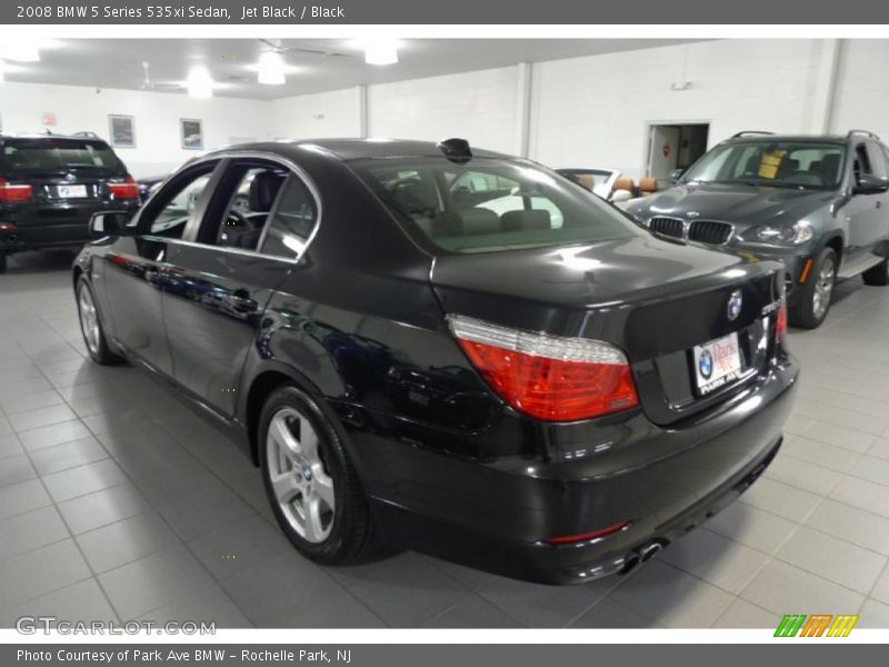 Jet Black / Black 2008 BMW 5 Series 535xi Sedan
