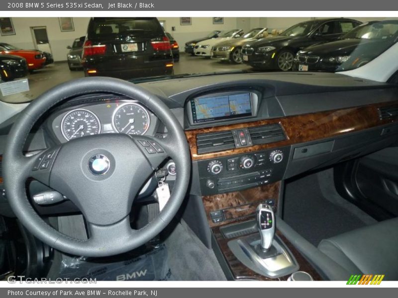 Jet Black / Black 2008 BMW 5 Series 535xi Sedan