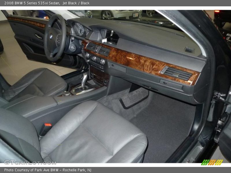 Jet Black / Black 2008 BMW 5 Series 535xi Sedan