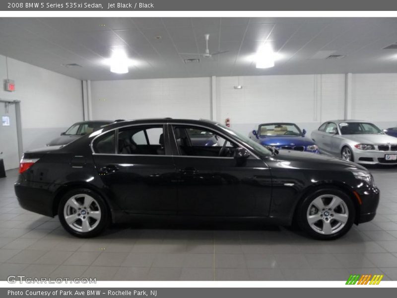 Jet Black / Black 2008 BMW 5 Series 535xi Sedan