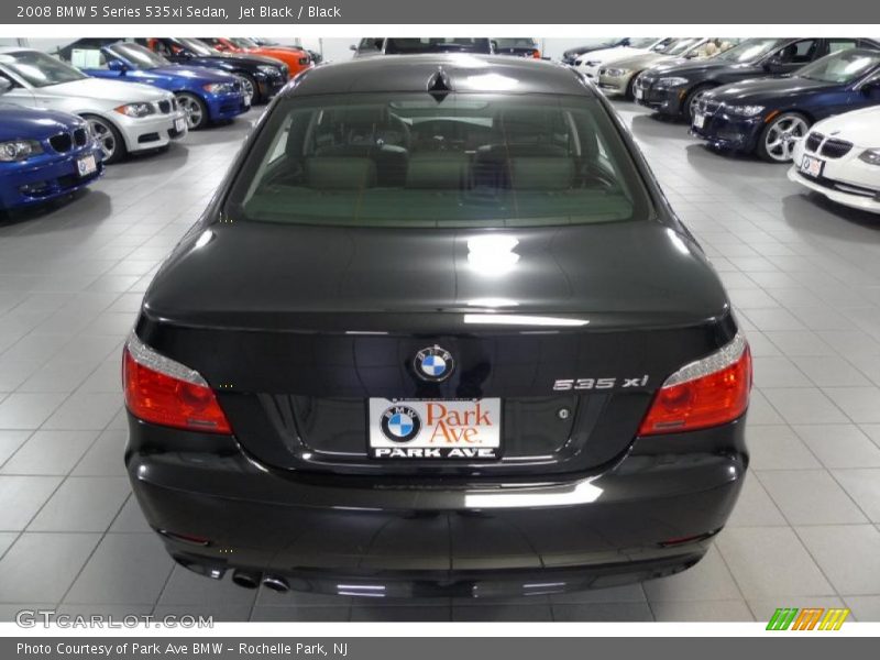 Jet Black / Black 2008 BMW 5 Series 535xi Sedan