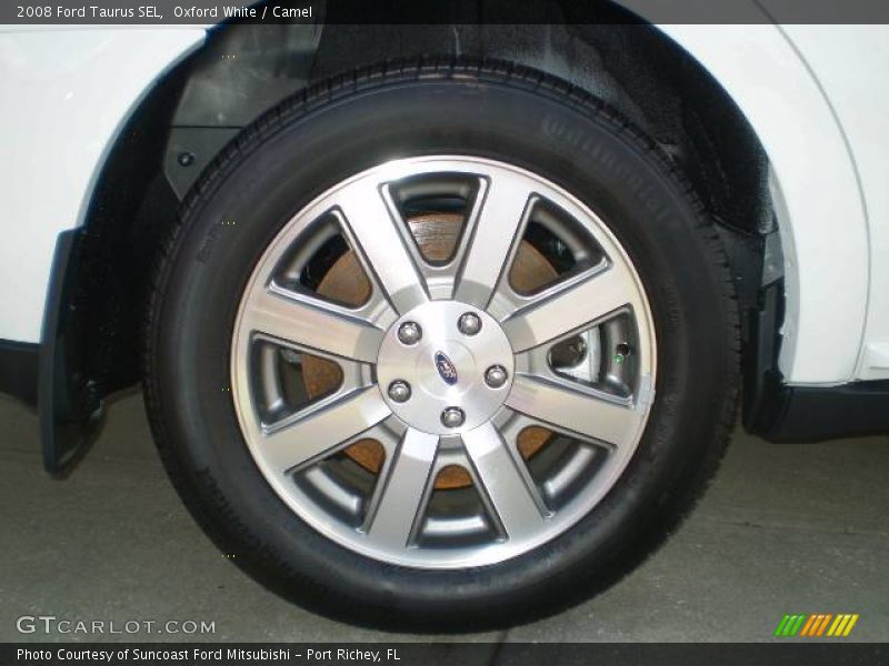 Oxford White / Camel 2008 Ford Taurus SEL