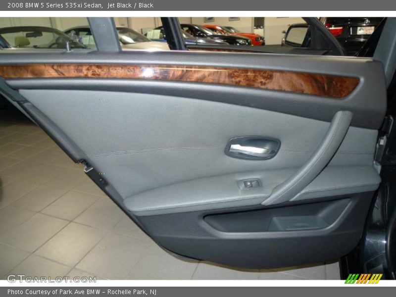 Jet Black / Black 2008 BMW 5 Series 535xi Sedan