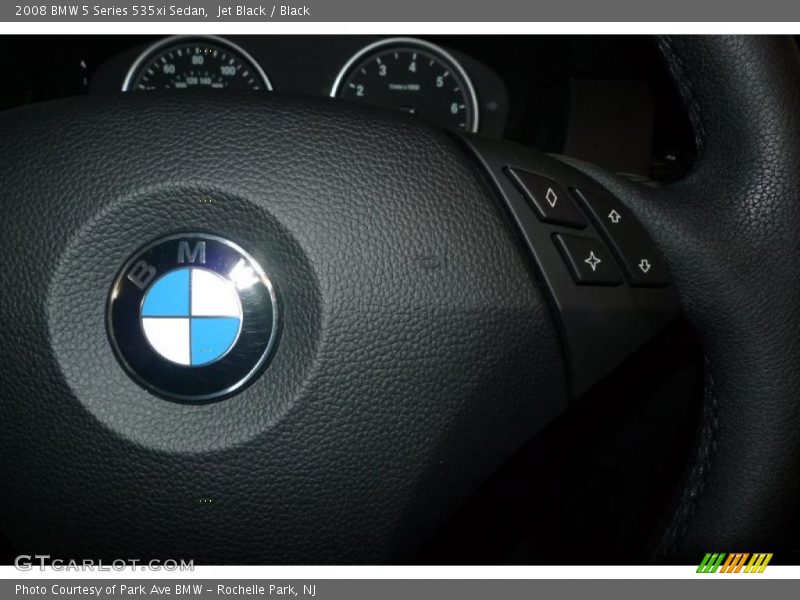 Jet Black / Black 2008 BMW 5 Series 535xi Sedan