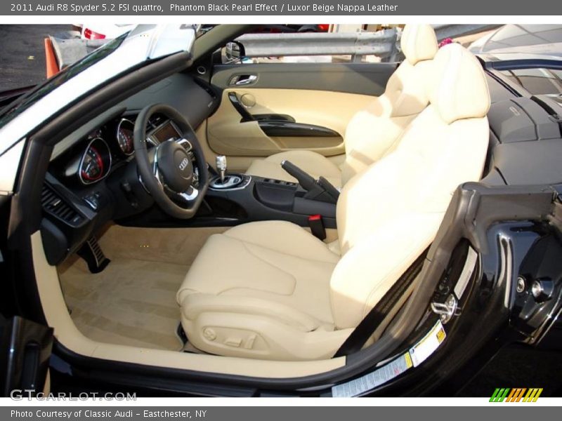 Luxor Beige Nappa Leather Interior - 2011 R8 Spyder 5.2 FSI quattro 