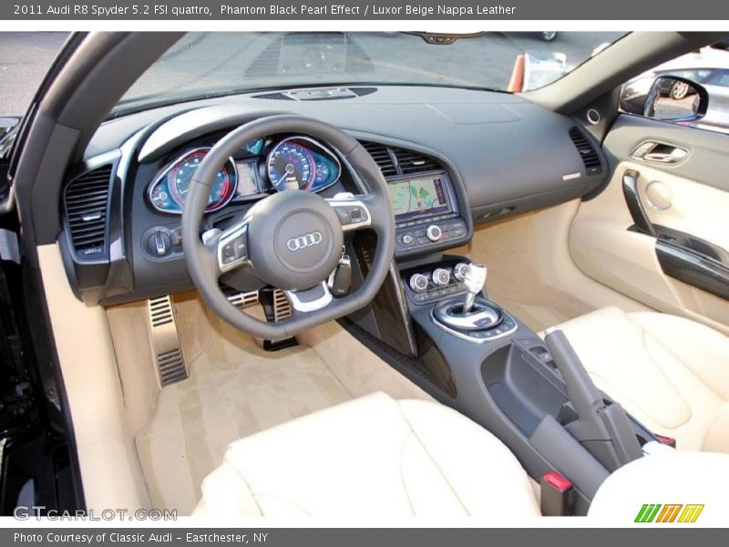 Luxor Beige Nappa Leather Interior - 2011 R8 Spyder 5.2 FSI quattro 