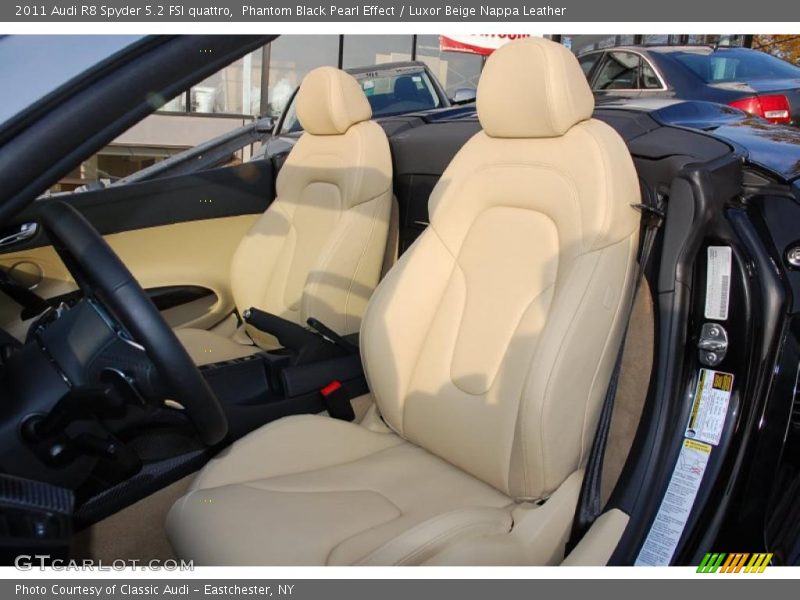  2011 R8 Spyder 5.2 FSI quattro Luxor Beige Nappa Leather Interior