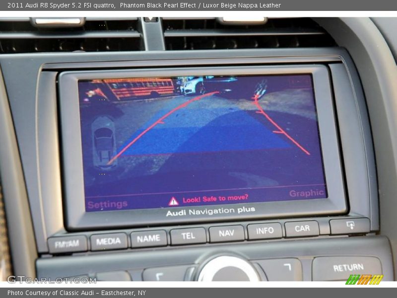 Phantom Black Pearl Effect / Luxor Beige Nappa Leather 2011 Audi R8 Spyder 5.2 FSI quattro