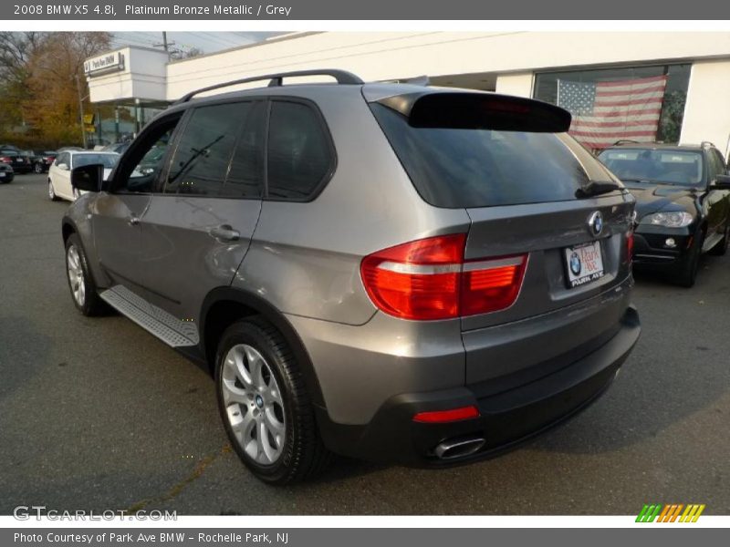 Platinum Bronze Metallic / Grey 2008 BMW X5 4.8i