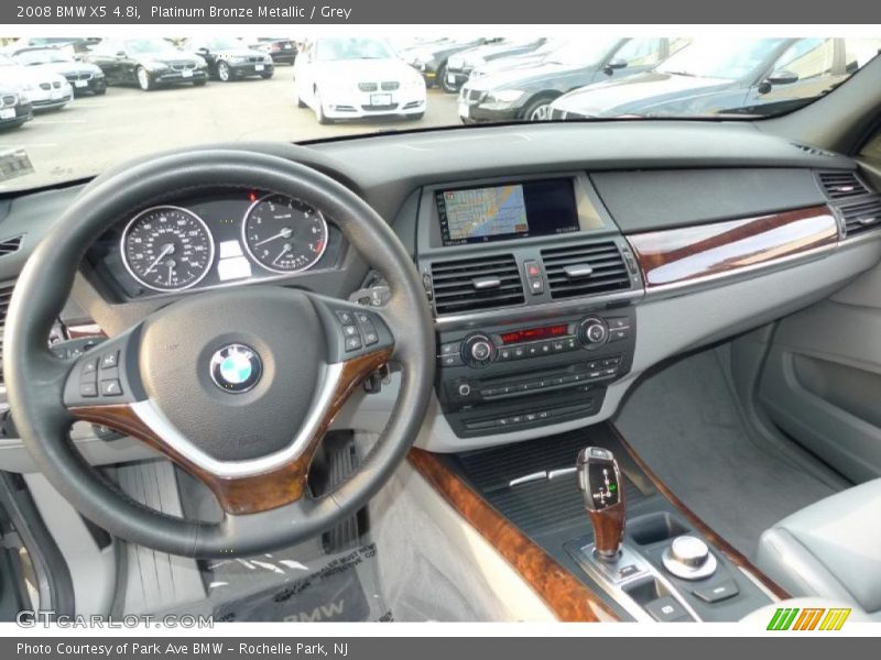 Platinum Bronze Metallic / Grey 2008 BMW X5 4.8i