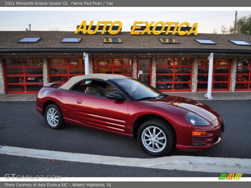 Patriot Red Pearl / Tan 2001 Mitsubishi Eclipse Spyder GS