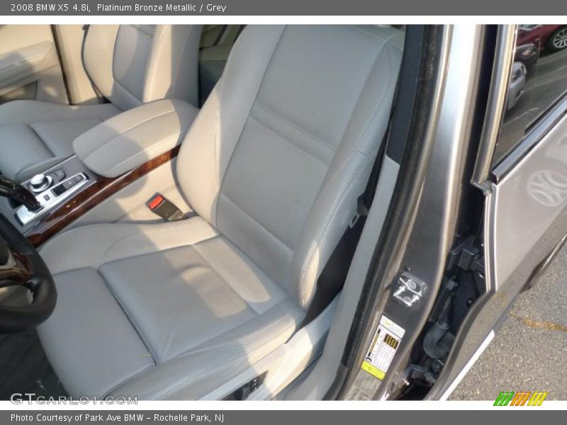 Platinum Bronze Metallic / Grey 2008 BMW X5 4.8i