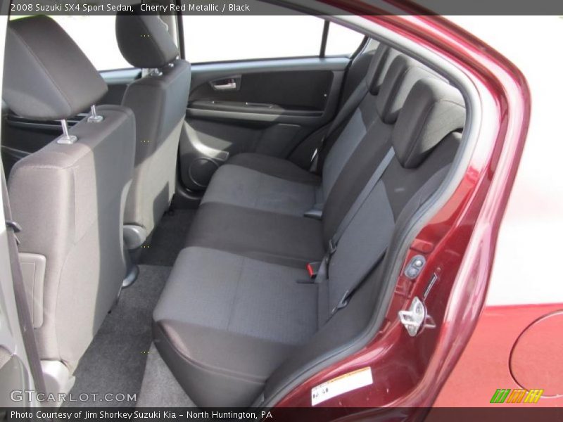 Cherry Red Metallic / Black 2008 Suzuki SX4 Sport Sedan
