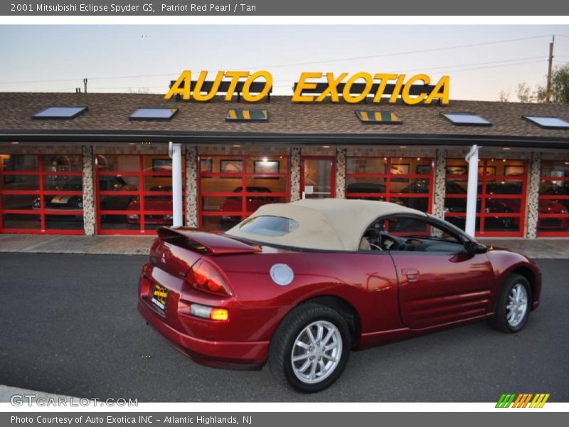 Patriot Red Pearl / Tan 2001 Mitsubishi Eclipse Spyder GS