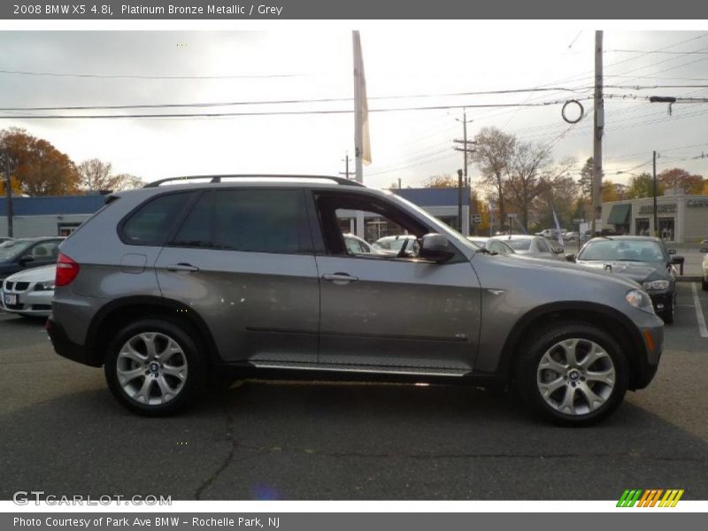 Platinum Bronze Metallic / Grey 2008 BMW X5 4.8i