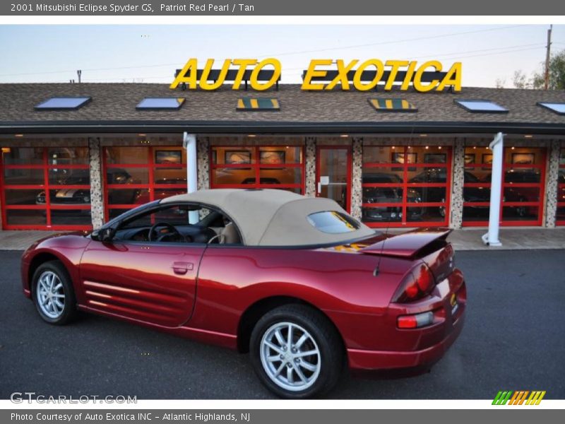 Patriot Red Pearl / Tan 2001 Mitsubishi Eclipse Spyder GS