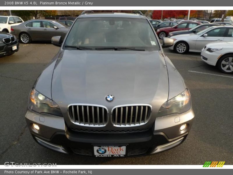 Platinum Bronze Metallic / Grey 2008 BMW X5 4.8i