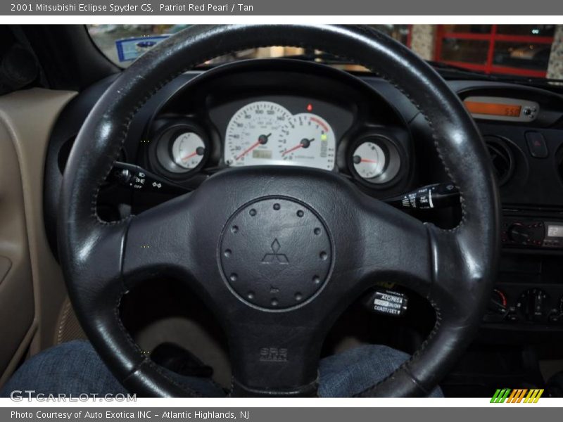 Patriot Red Pearl / Tan 2001 Mitsubishi Eclipse Spyder GS